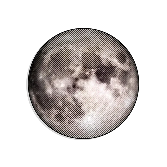 Pixel Moon Sticker