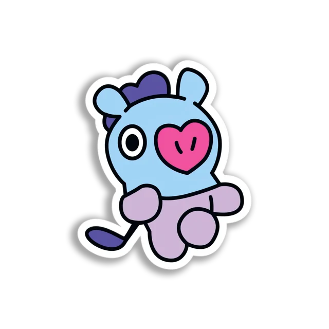 Adorable BT21 Van Sticker