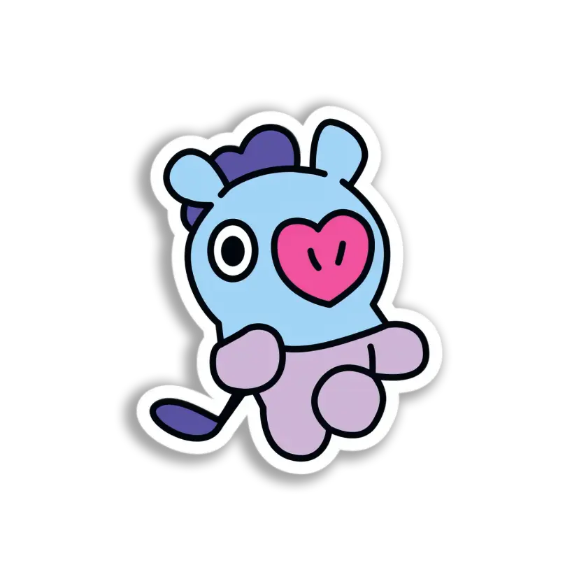 Adorable BT21 Van Sticker