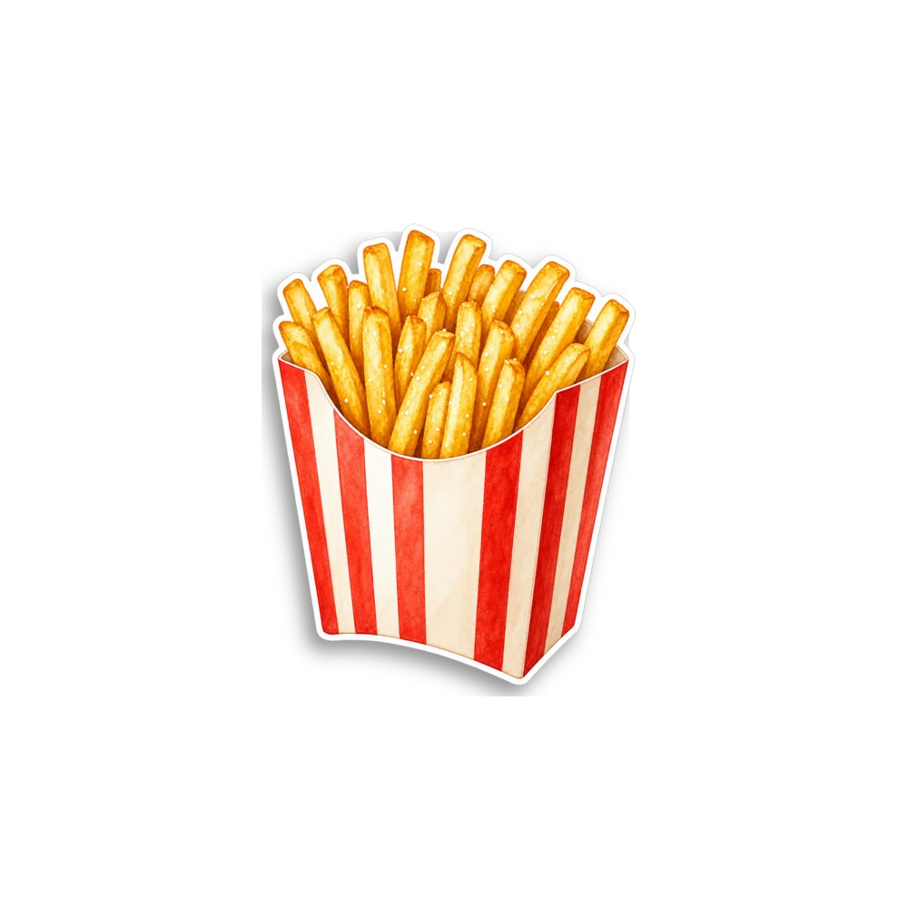 Fries Sticker