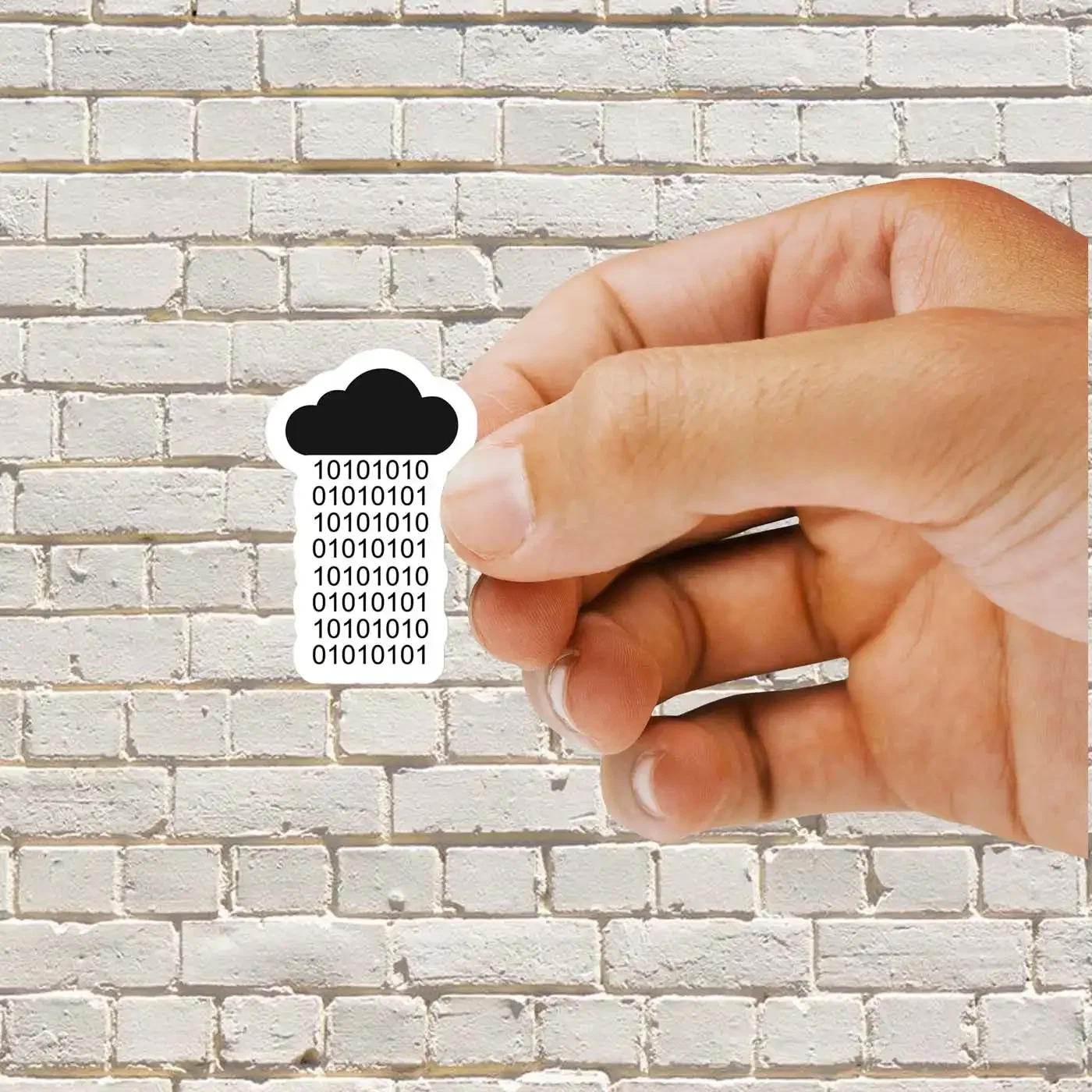 Raining Data Sticker