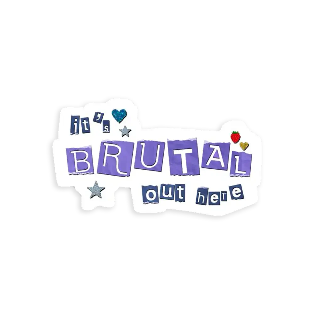 Olivia Rodrigo Brutal Sticker