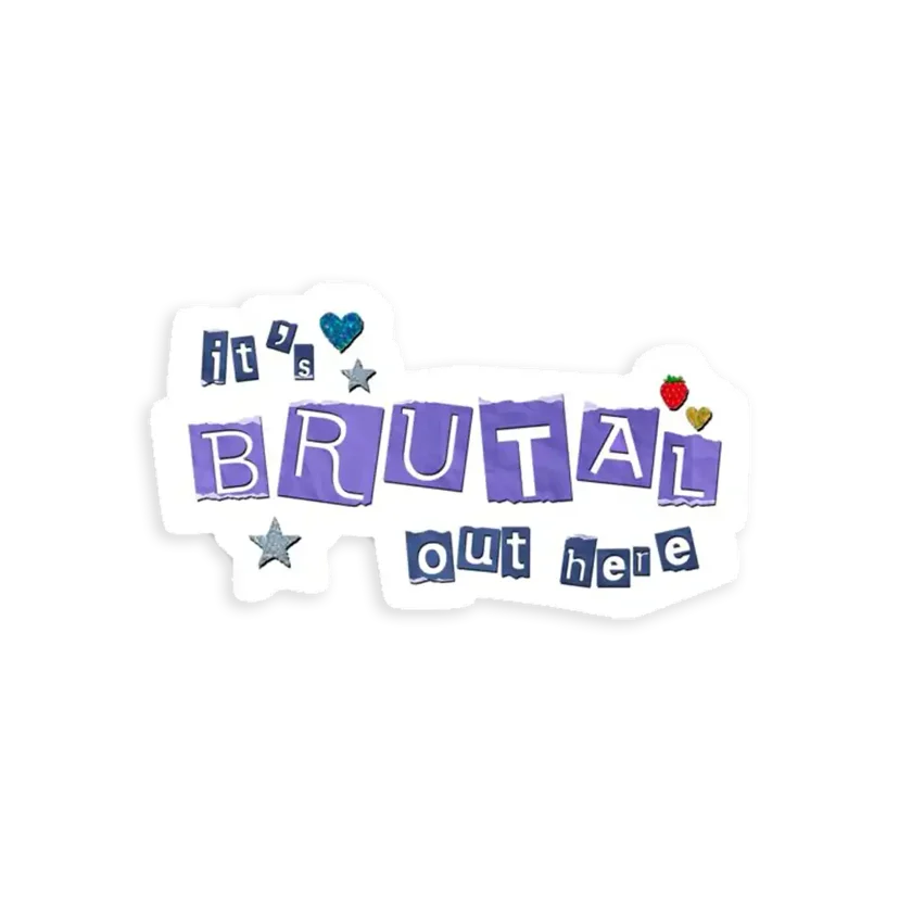 Olivia Rodrigo Brutal Sticker