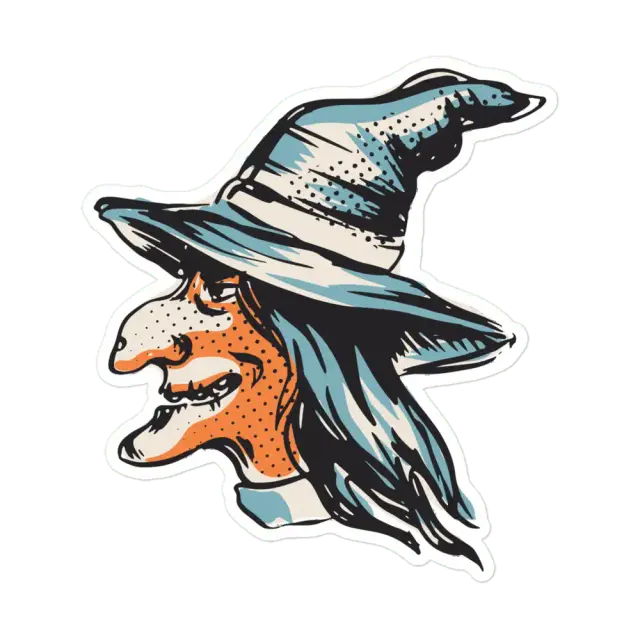 Conky Witch Sticker