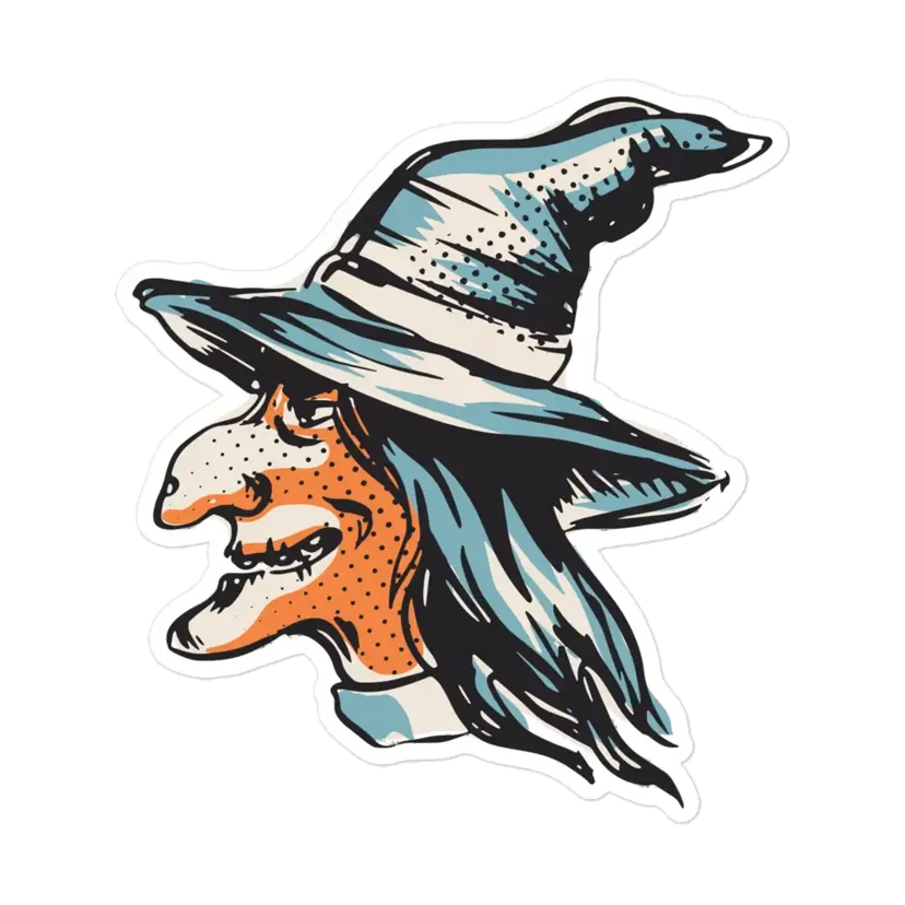 Conky Witch Sticker