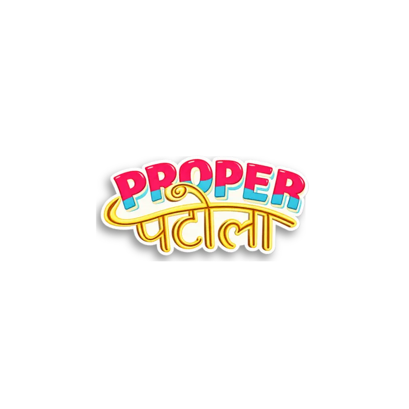 Proper Delhi Sticker