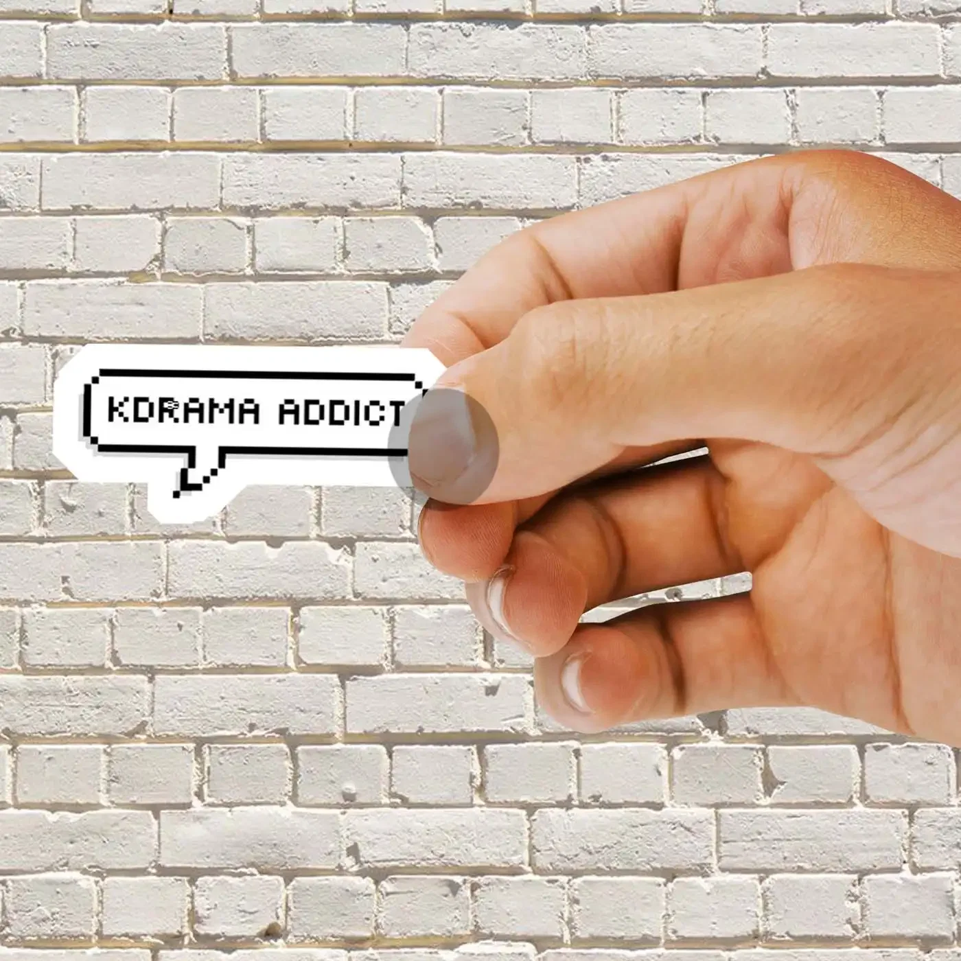 Kdrama addict Sticker