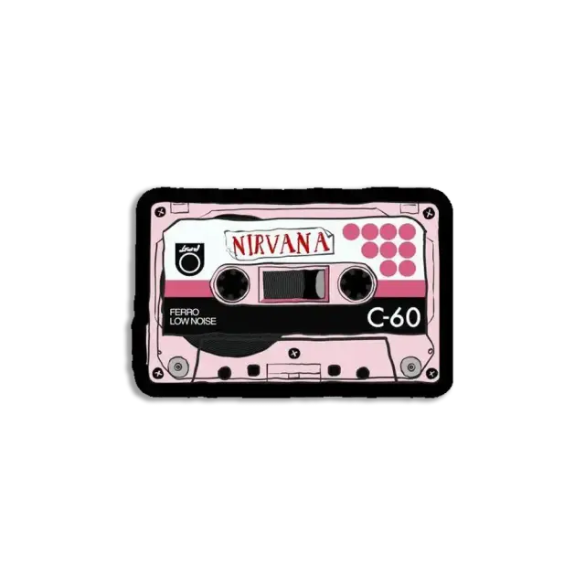 Nirvana Retro Cassette Sticker