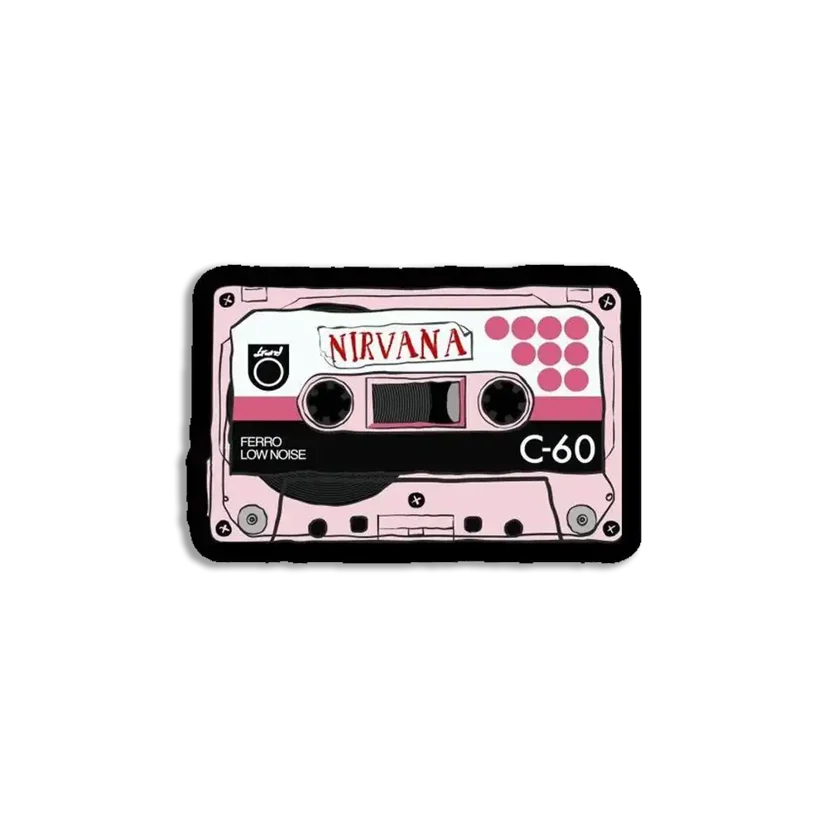 Nirvana Retro Cassette Sticker