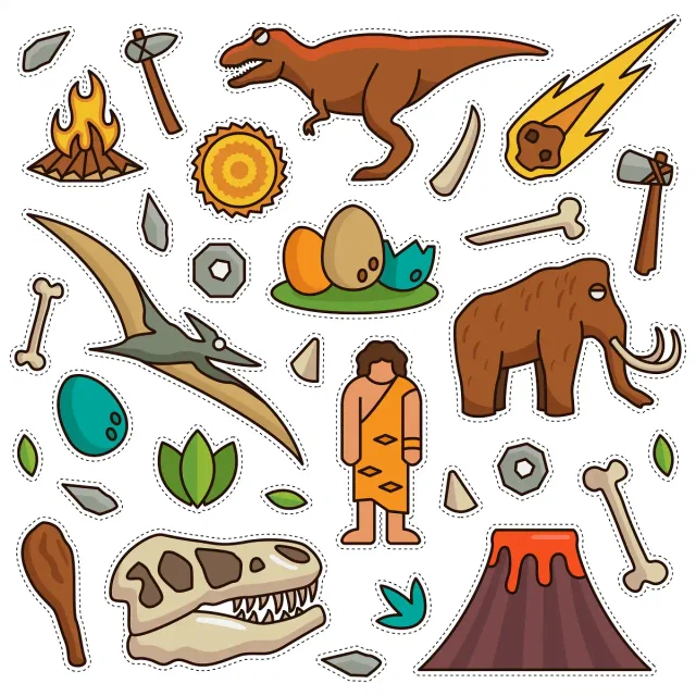 Jurassic Dinosaur Stickers