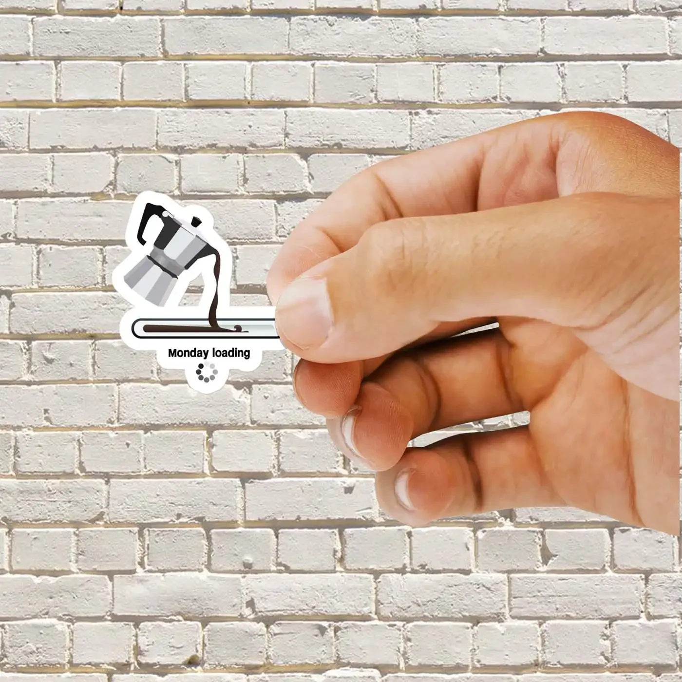 Monday Loading Sticker