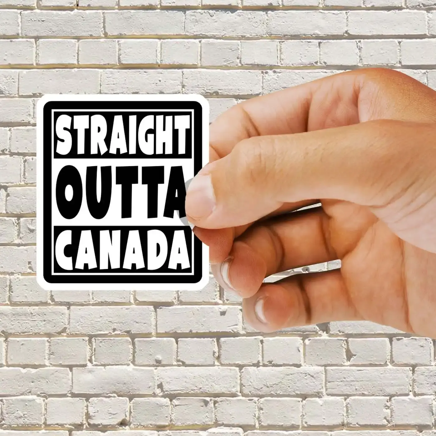 Straight Outta Canada Sticker