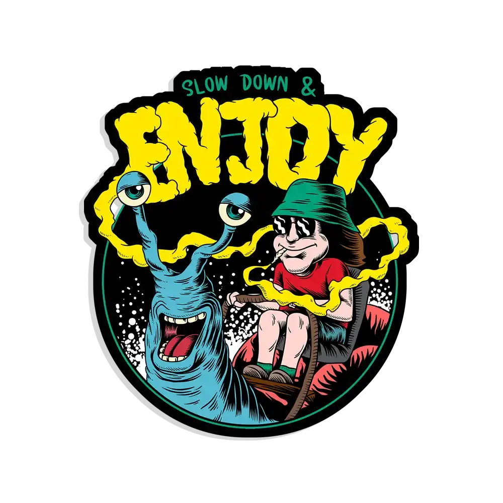 Slow down and Enjoy the Trip Sticker