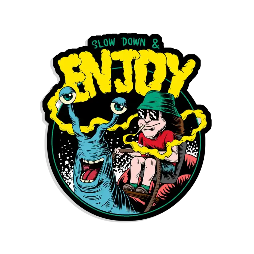 Slow down and Enjoy the Trip Sticker