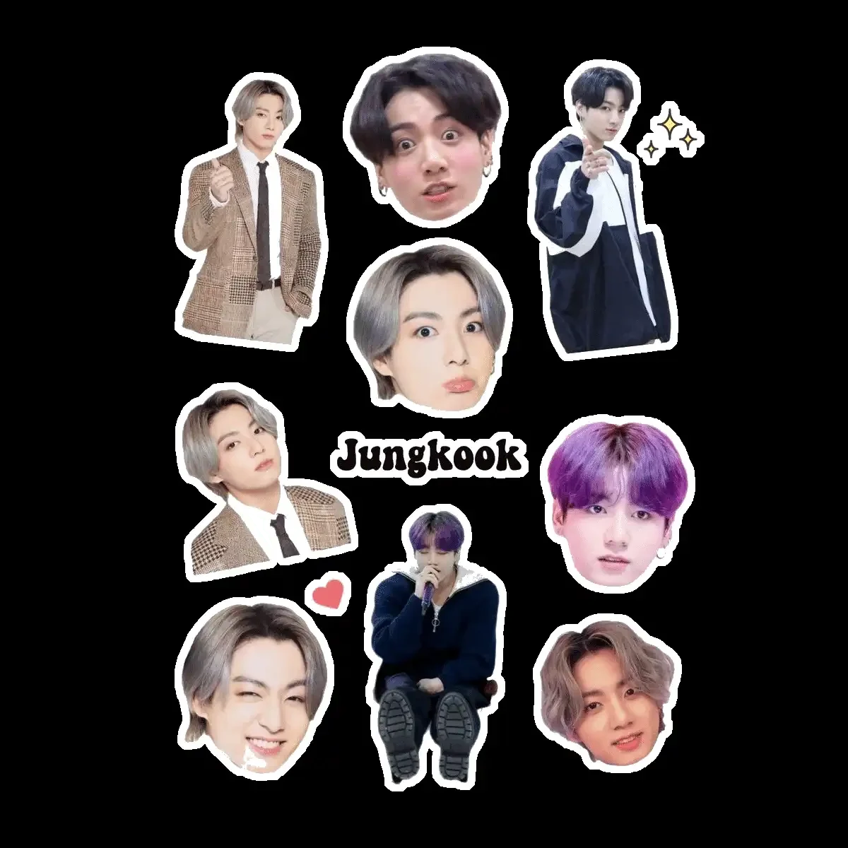BTS Jungkook Stickers