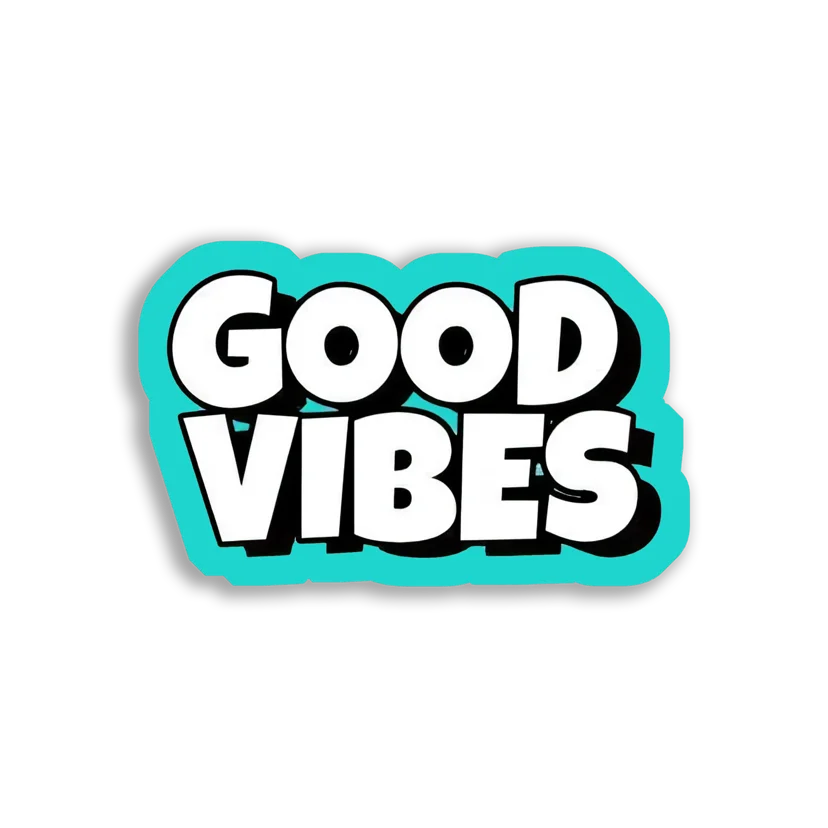 Good Vibes Only Sticker