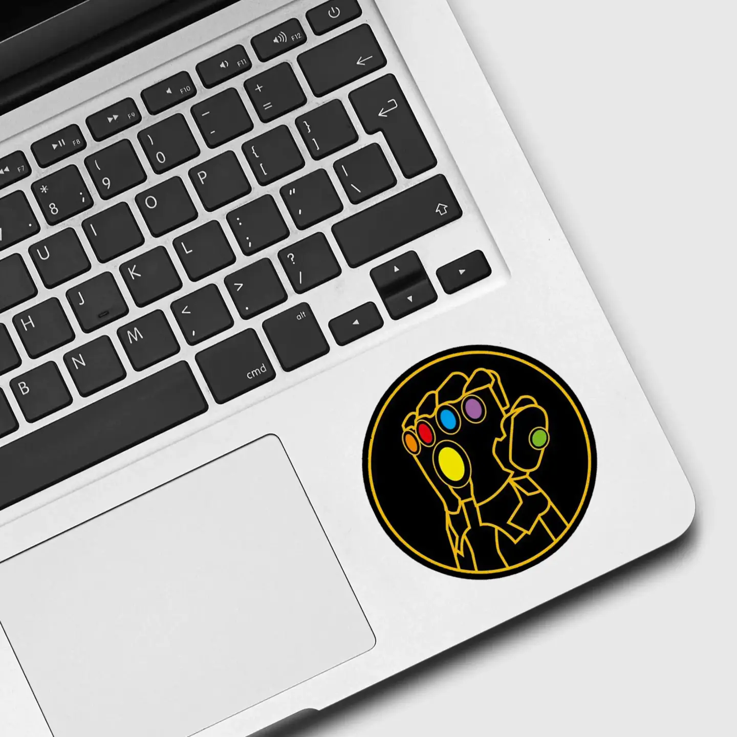 Neon Infinity Gaunlet Sticker
