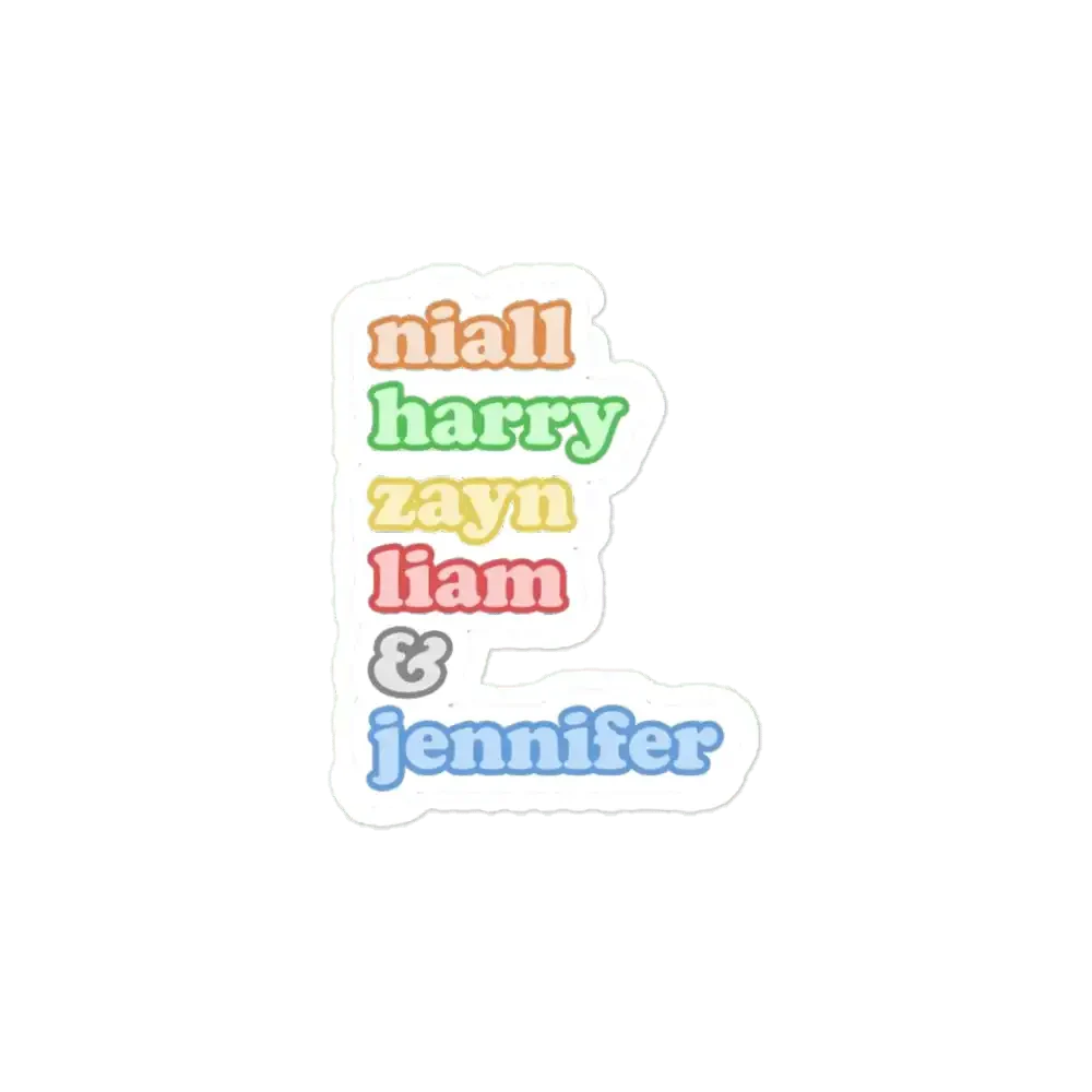 One Direction Sticker