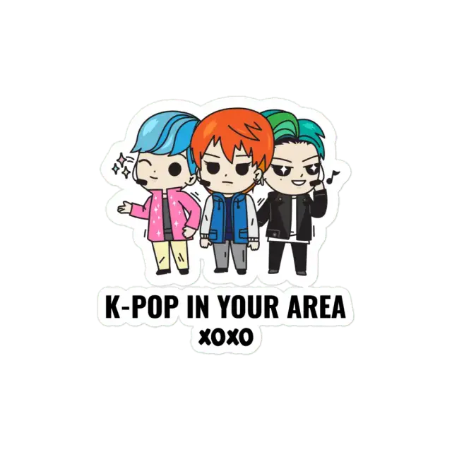 K-POP in your area Sticker