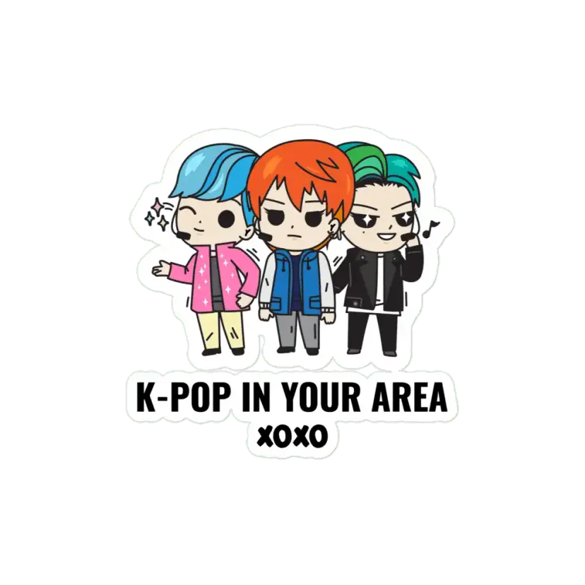 K-POP in your area Sticker