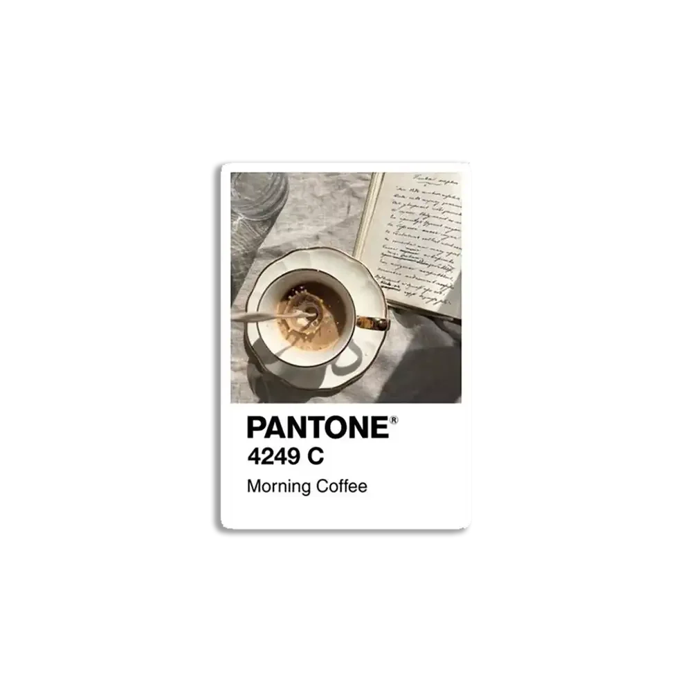 Pantone Morning Coffee Sticker
