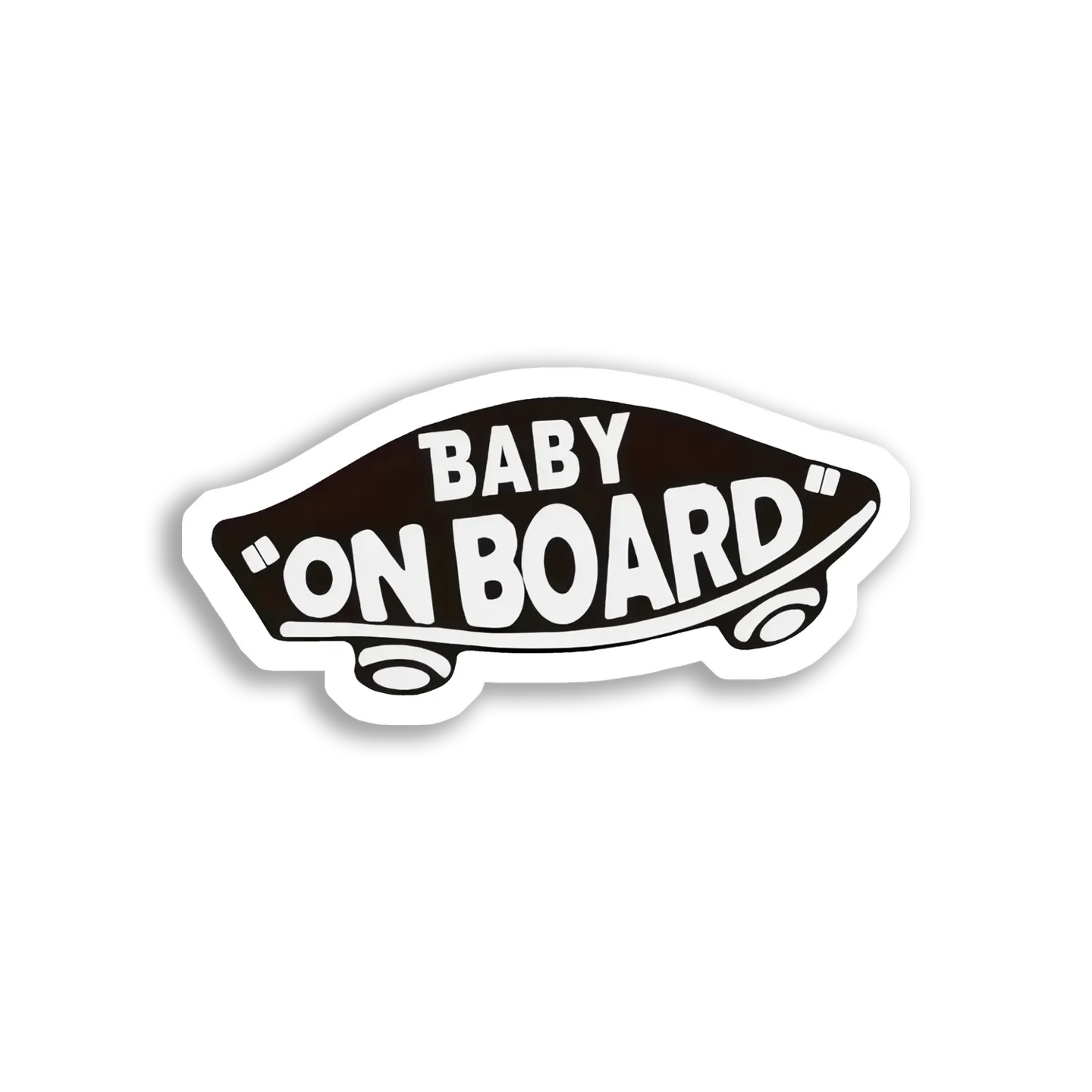 Baby On Board Skateboard Sign Car Sticker