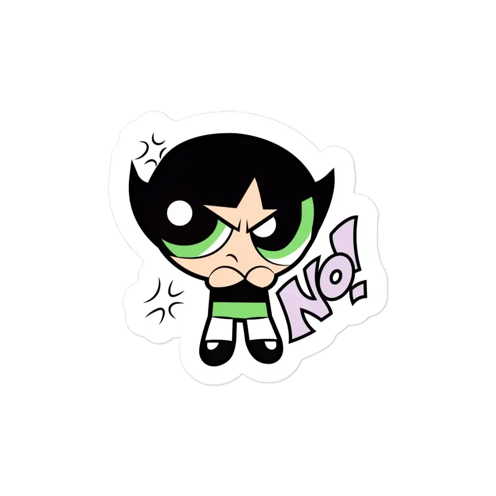 The Powerpuff Girls Buttercup No Sticker