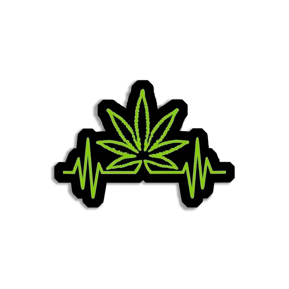 Neon Go Green Sticker