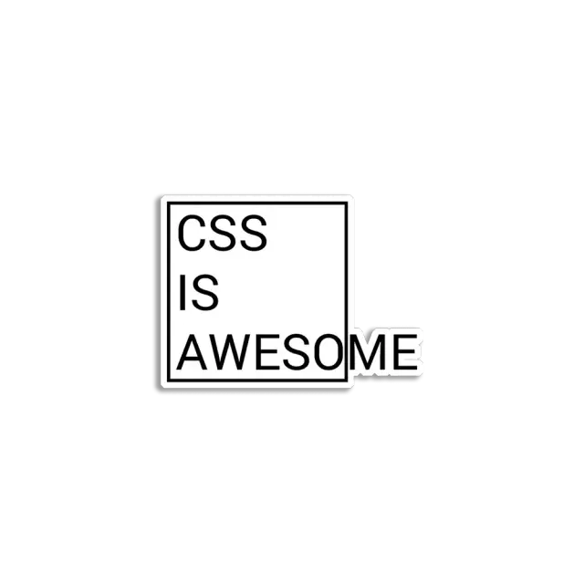 CSS is Awesome Sticker