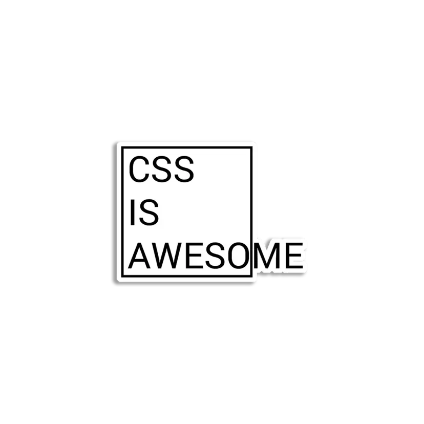CSS is Awesome Sticker