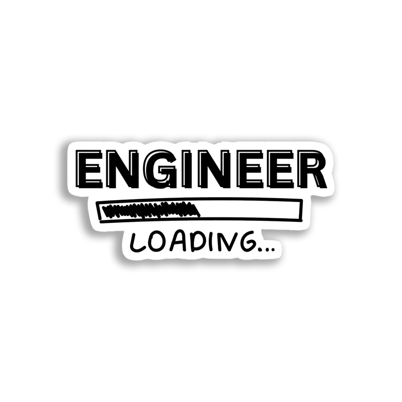 Engineer Loading Sticker