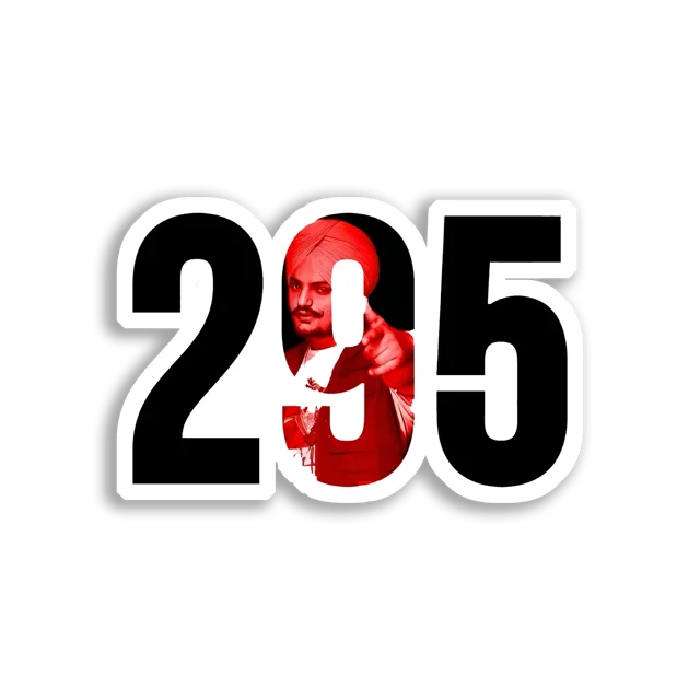 Sidhu Moose Wala 295 Sticker
