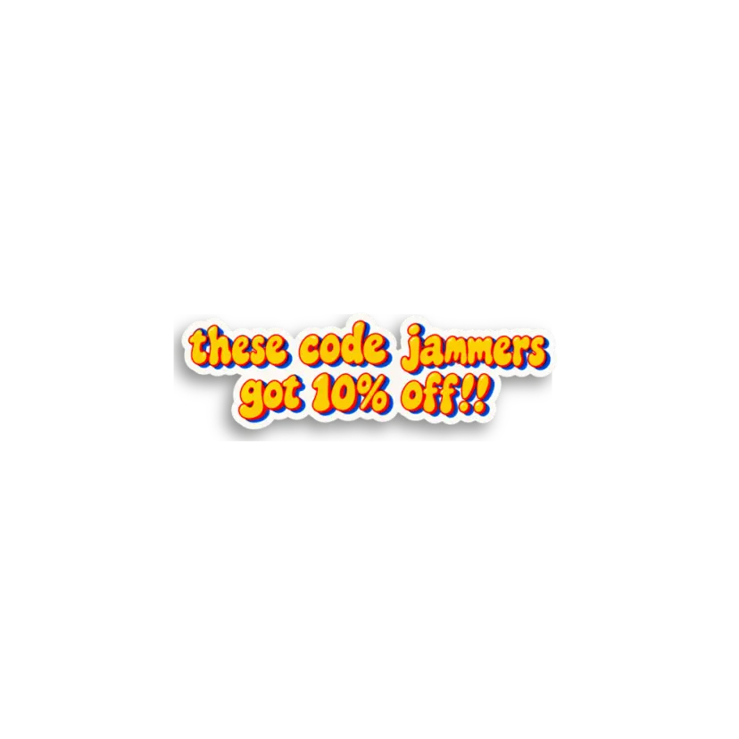 Code Jammers Quote Sticker