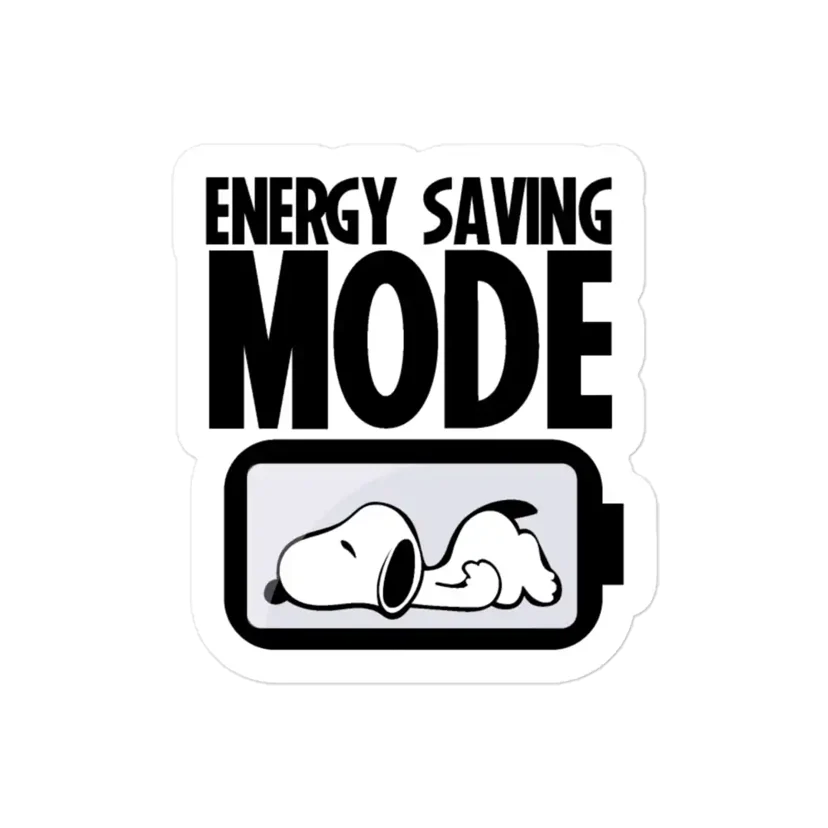 Snoopy Energy Saving Mode