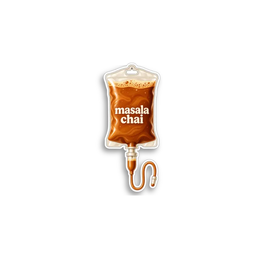 Masala Chai Pouch Sticker