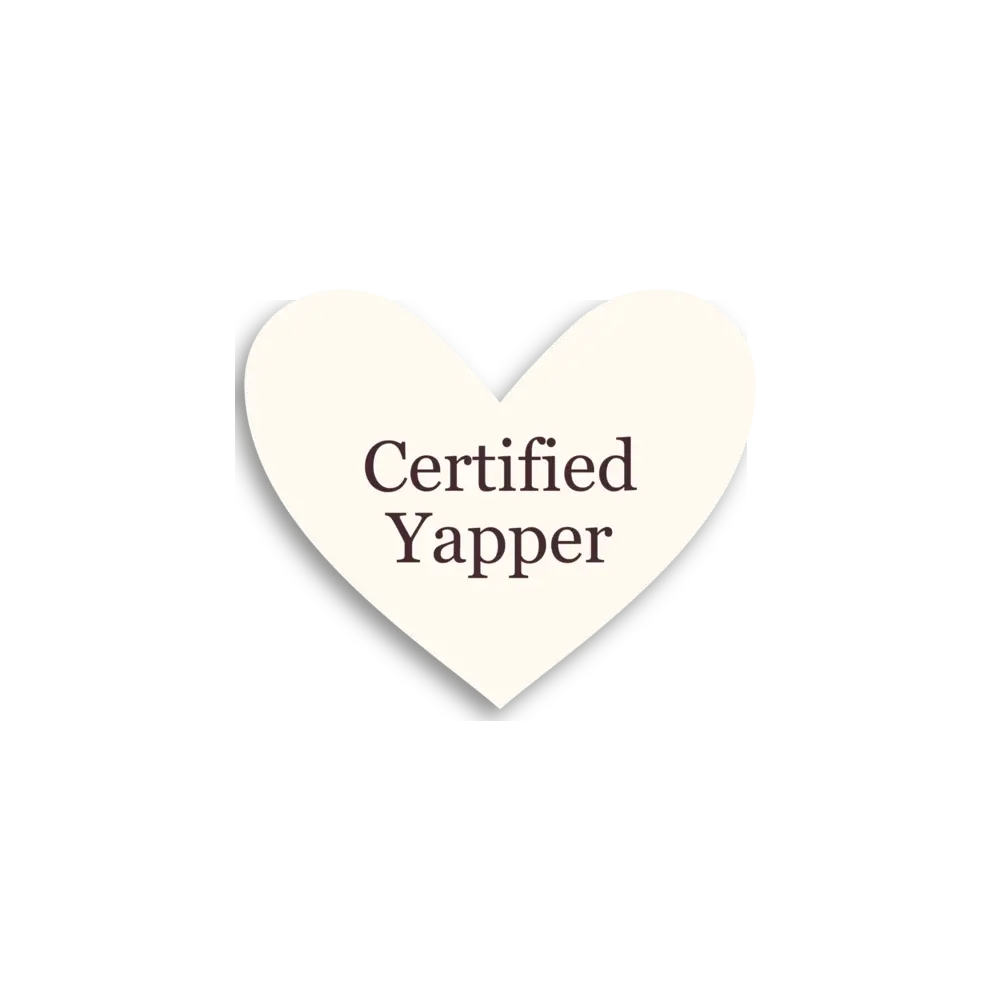Certified Yapper Sticker