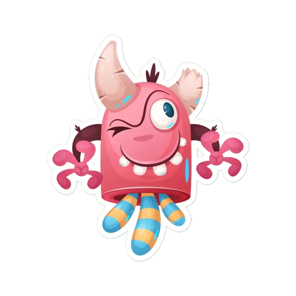 Adorable Monster Sticker