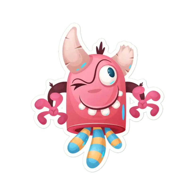 Adorable Monster Sticker