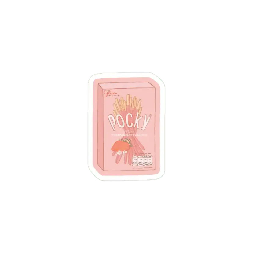 Strawberry Pocky Sticker