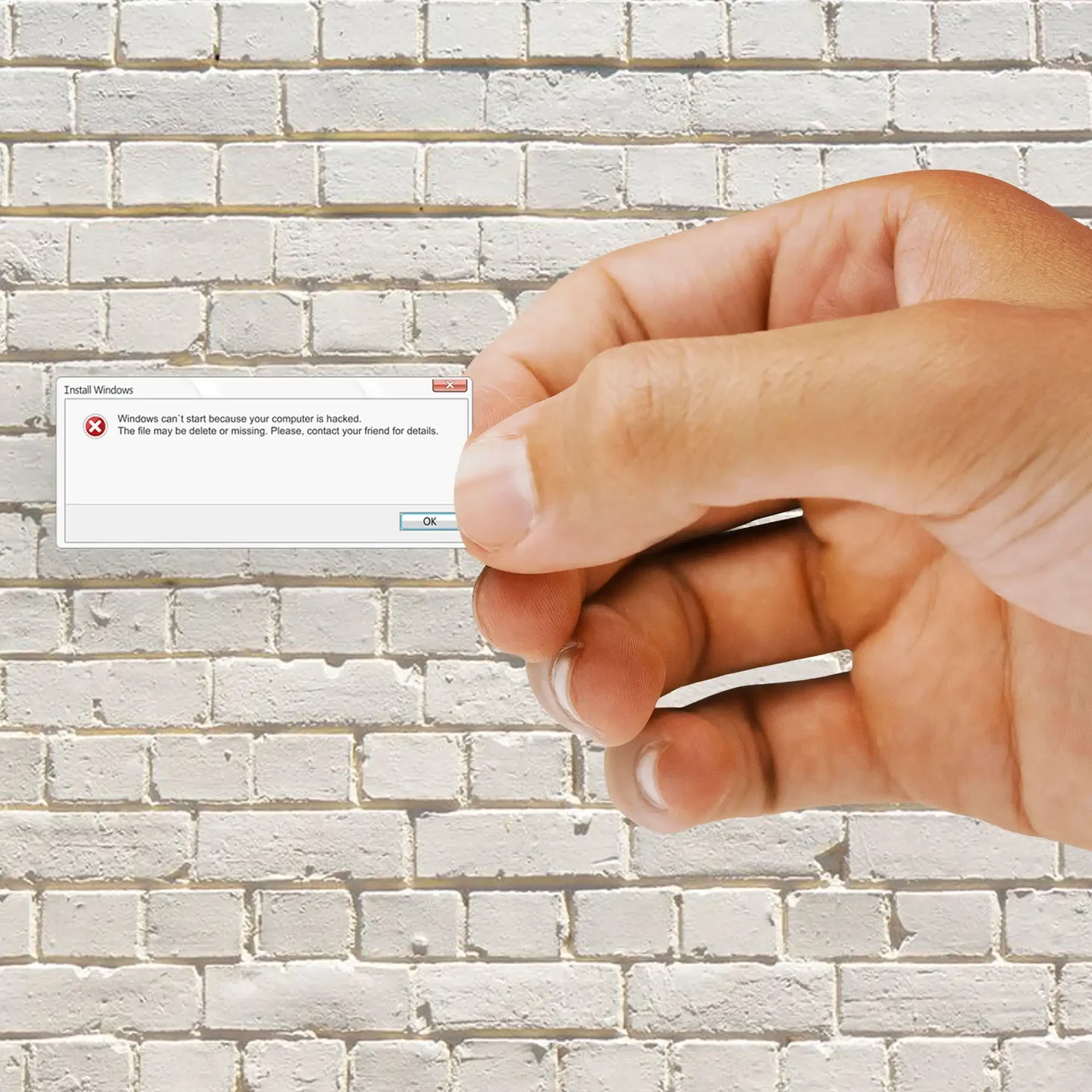 Install Windows Prank Sticker