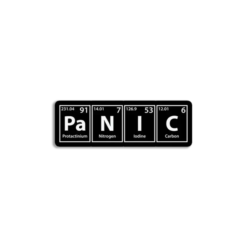 Panic Sticker