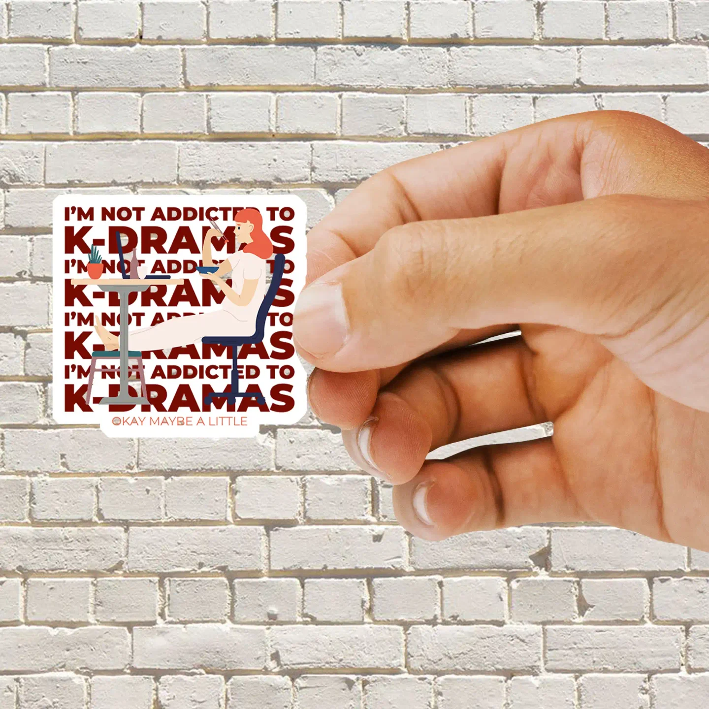 I'm not addicted to K-Dramas or maybe a little Sticker