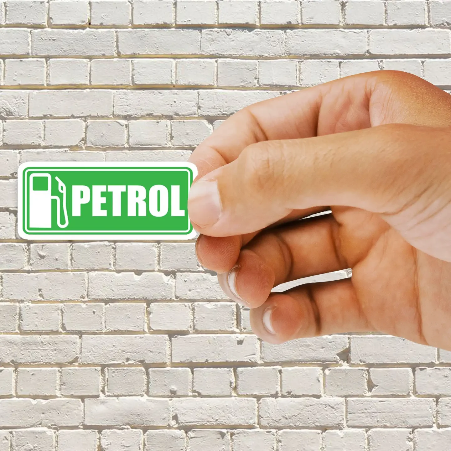 Petrol Fuel Sign Sticker