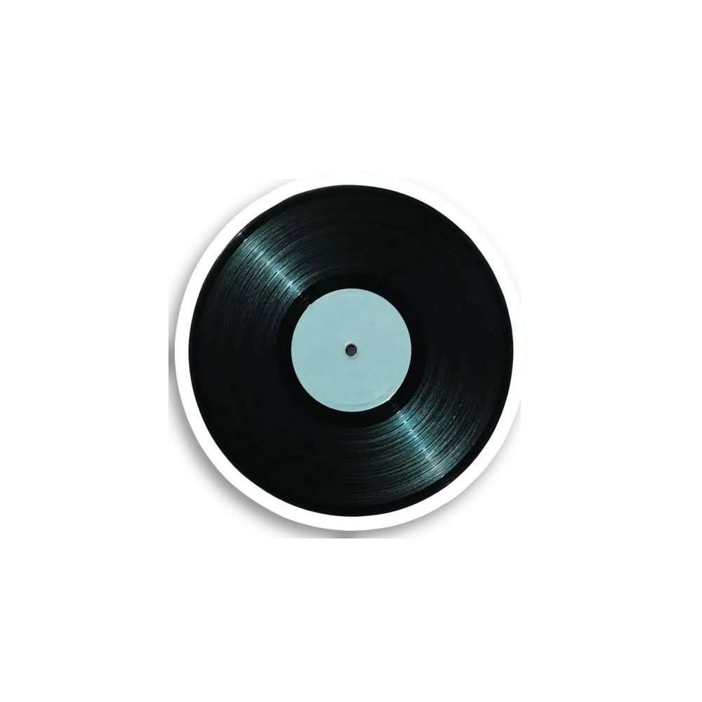 Vinyl Record Sticker