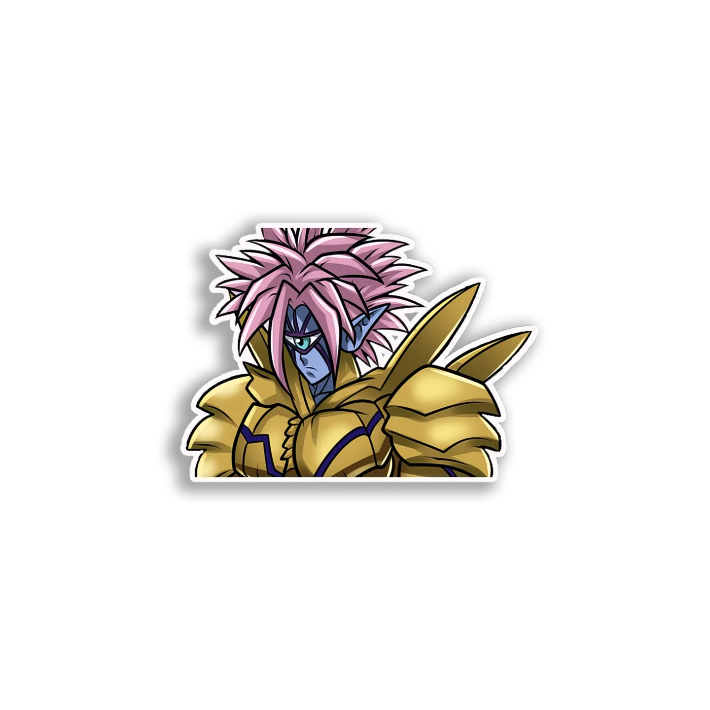 Golden Armored Elf Sticker