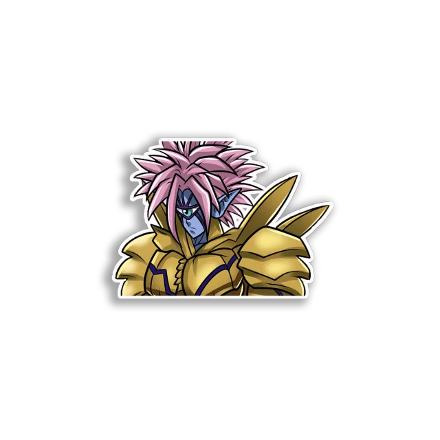 Golden Armored Elf Sticker
