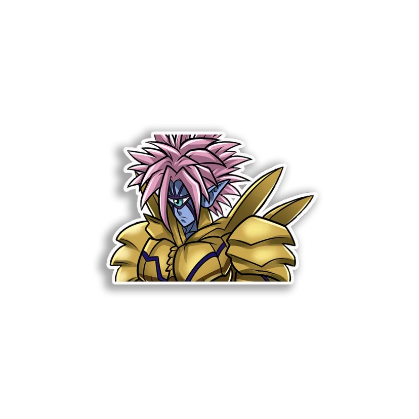 Golden Armored Elf Sticker