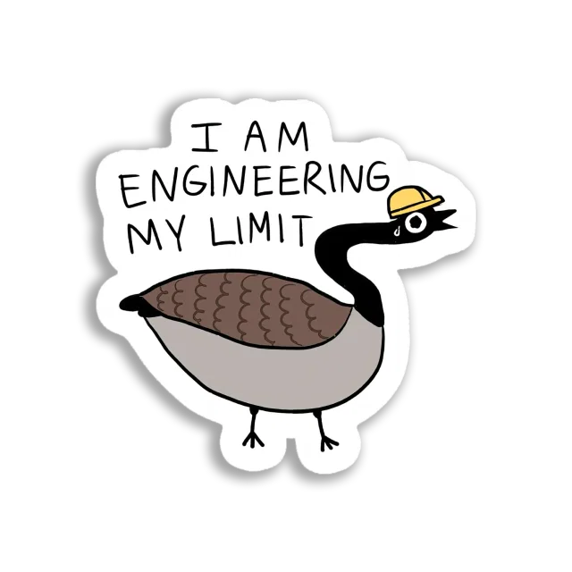 I am engieering Sticker