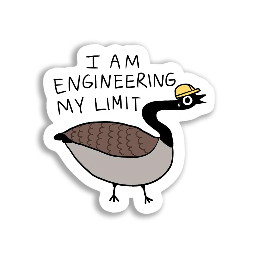 I am engieering Sticker