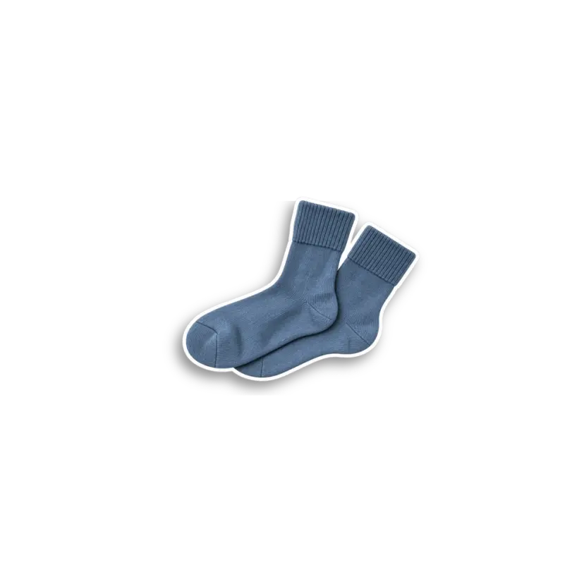 Blue Socks Sticker